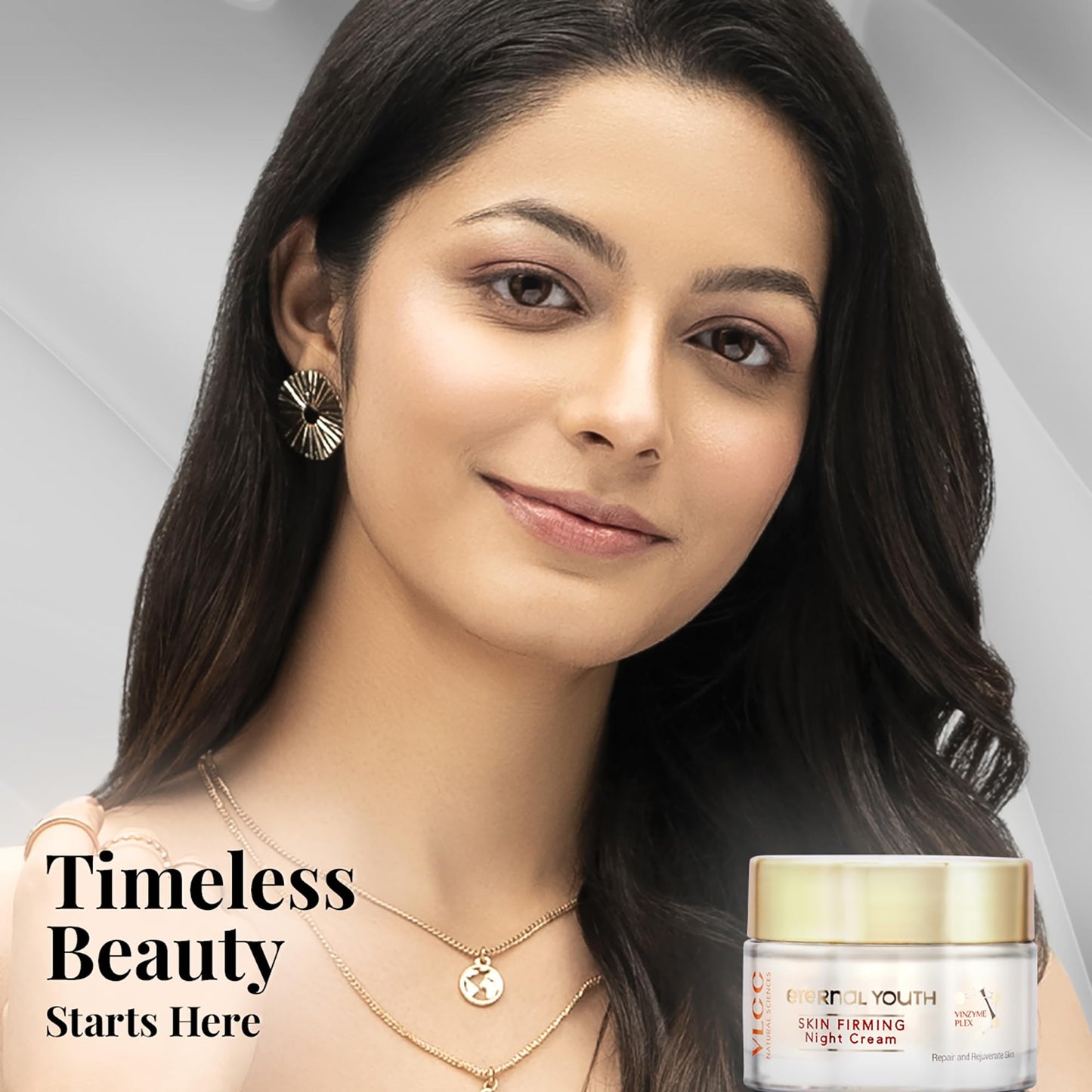 VLCC Eternal Youth Skin Firming Night Cream - Face Moisturizer - Hydrating Night Cream for Women - Lightweight and for All Skin Types - 1.7 oz