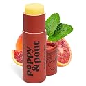 Poppy & Pout Blood Orange Mint Jumbo Lip Balm | All Natural Lip Balms & Moisturizers | Hydrates with Beeswax, Vitamin E, Organic Coconut Oil |