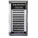 EMILYSTORES Bottom Lash Extension Eyebrow Eyelash Extensions Under Lower False Lashes Mixed J Curl 0.10mm Length 5mm 6mm 7mm 8mm In One Tray