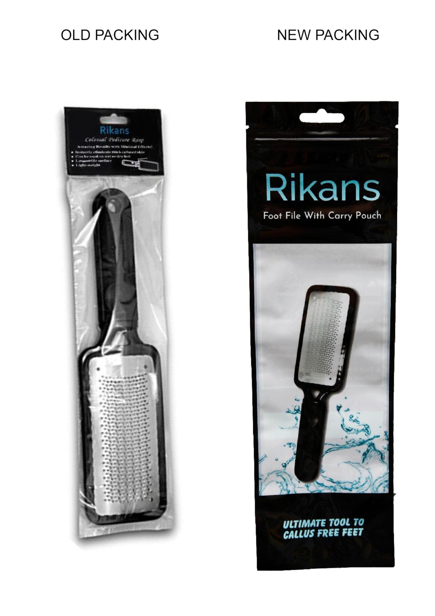 Colossal Foot rasp Foot File and Callus Remover. Best Foot Care Pedicure Metal Surface Tool to Remove Hard Skin. Can be Used on Both Wet and Dry feet