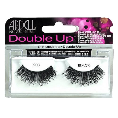 Ardell Double Up #203 False Eyelashes, Black