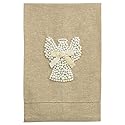Mud Pie Christmas Angel White Christmas Pearl Towel