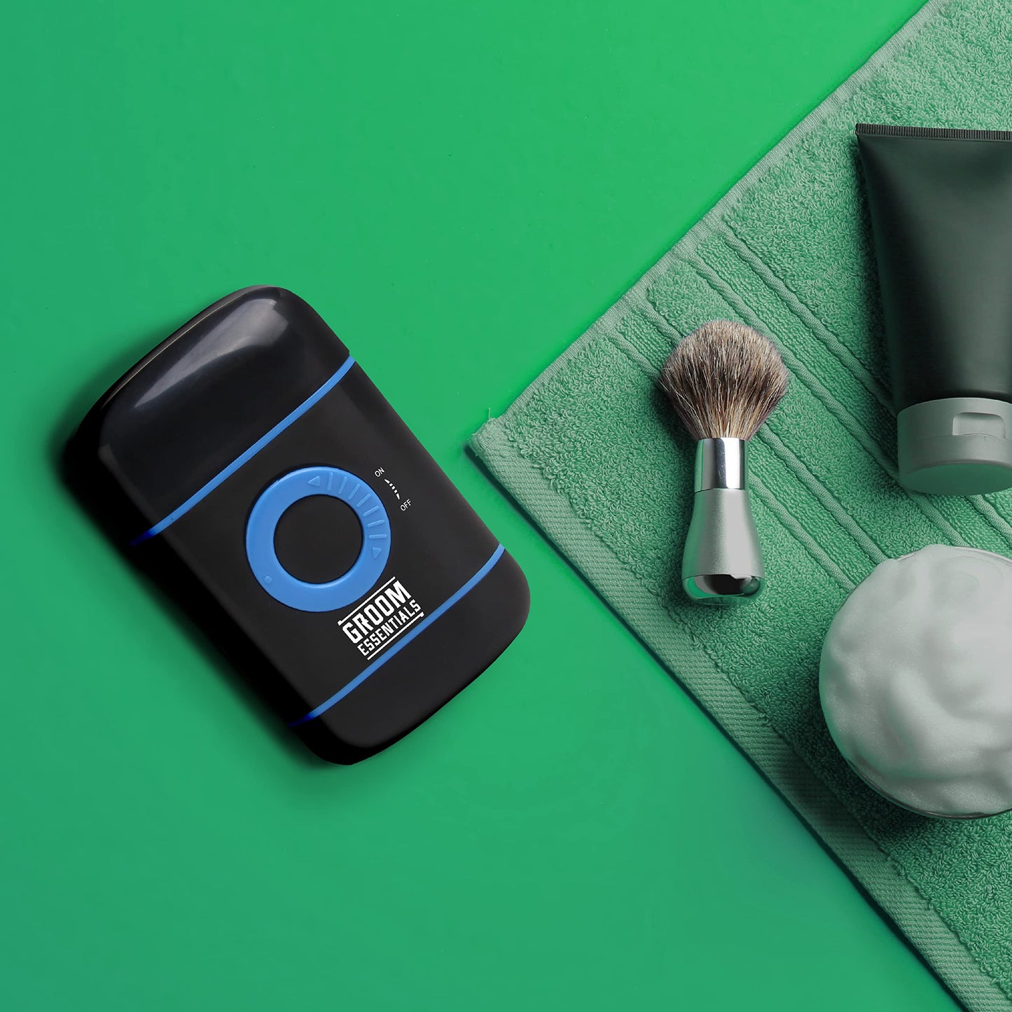 ChargeWorx Travel Foil Shaver for Men, Cordless Electric Razor with Pop-Up Precision Trimmer, Lightweight Battery-Operated Face Shaver for Sensitive Beauty and Personal Care CHARGEWORX
