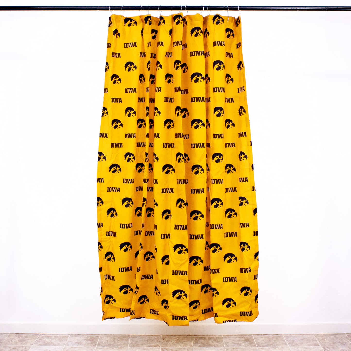 College Covers Everything Comfy Iowa Hawkeyes Bright and Colorful Shower Curtain Cover