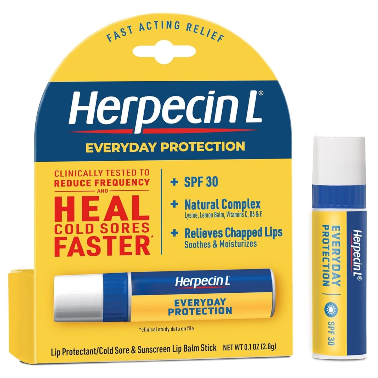 Herpecin L Lip Protectant SPF 30 0.10 oz (Pack of 5)