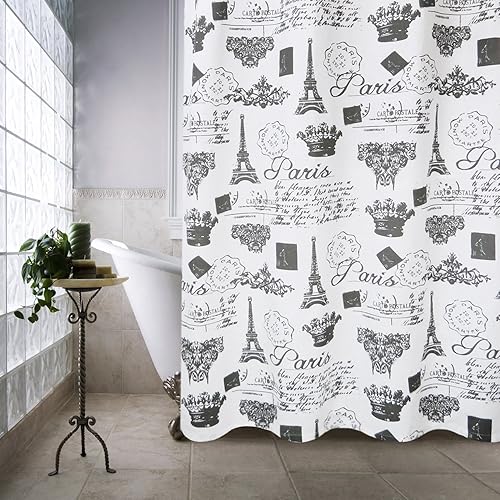Park B. Smith Paris Travels Shower Curtain, 72" x 72"