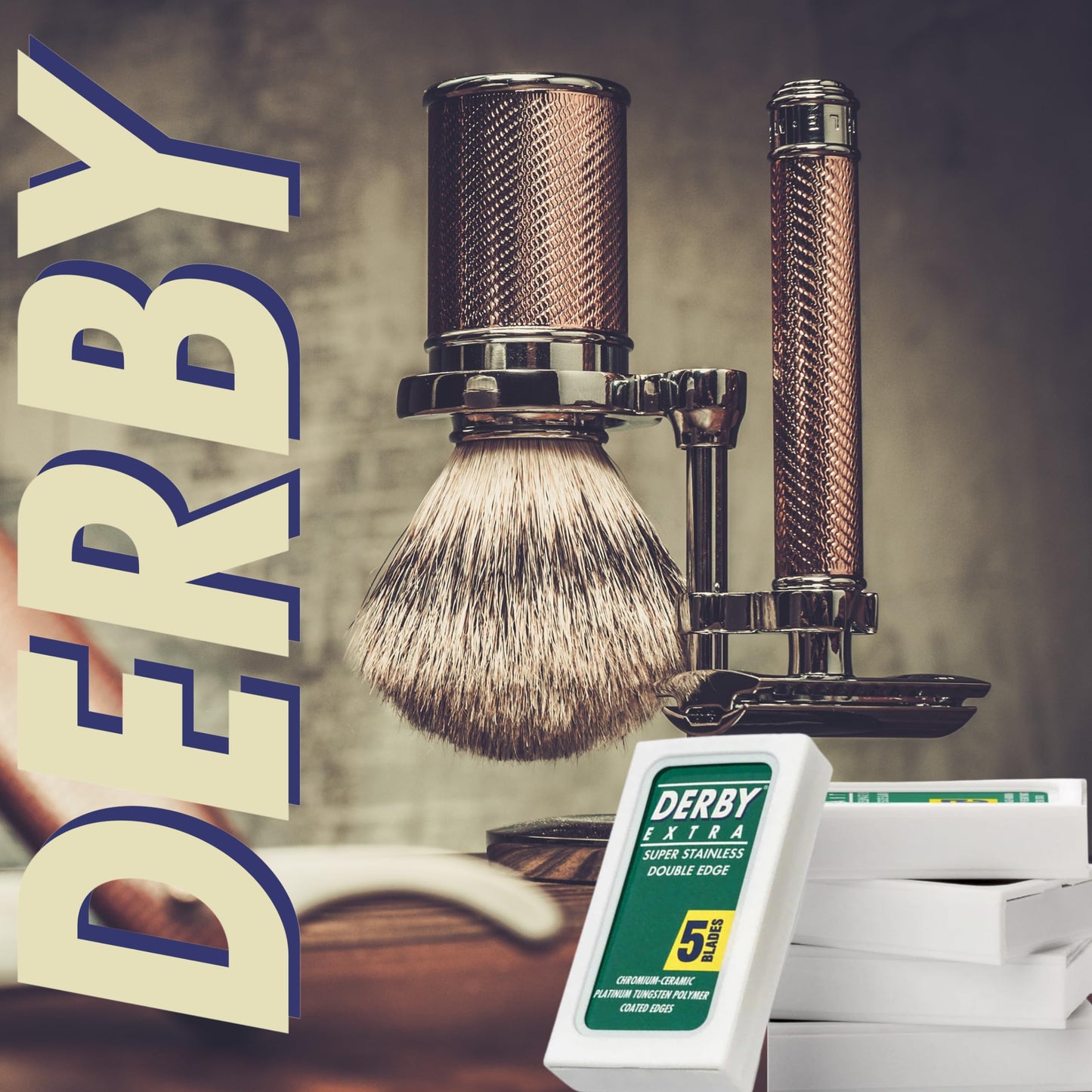 Derby Extra Professional Double Edge Razor Blades for straight razor (200) Beauty and Personal Care the shave factory