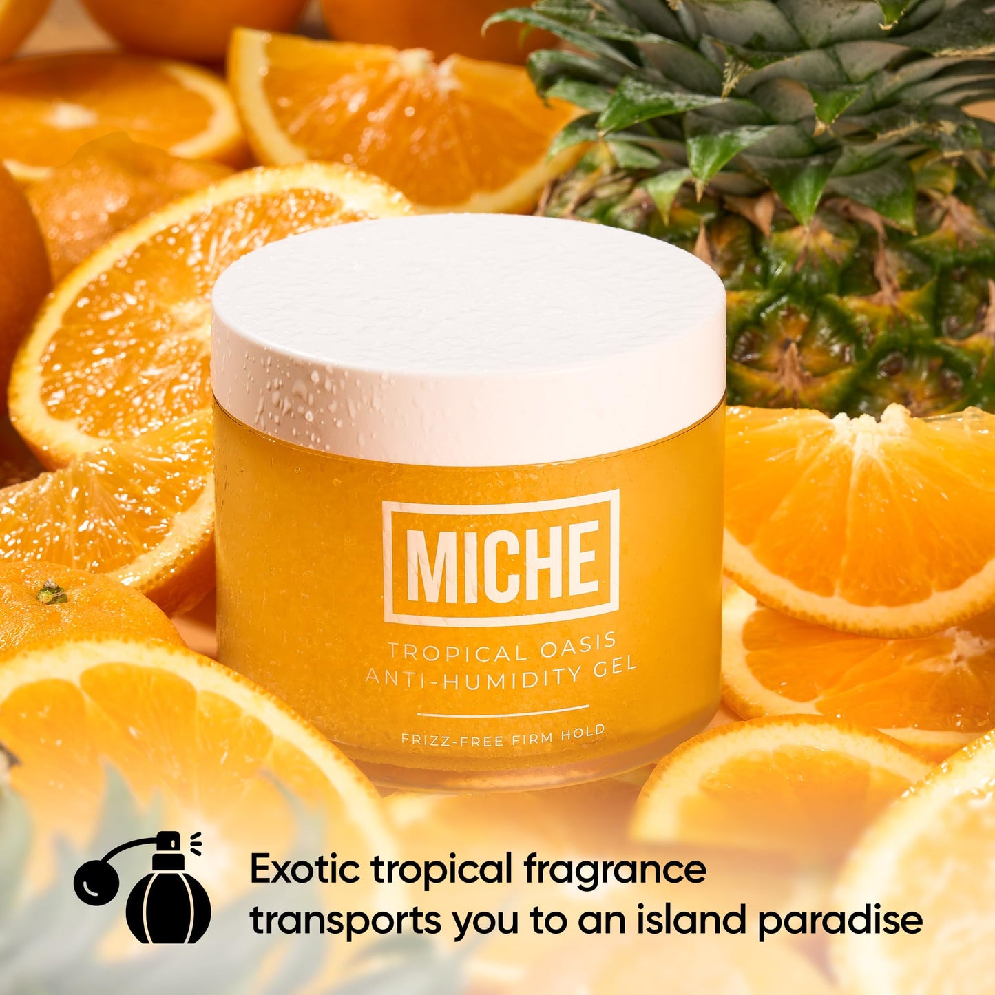 MICHE Anti-Humidity Frizz-Free Strong Hold Hair Gel 8.8 oz | For All Curl Types - Curly and Coily Beauty and Personal Care Miche Beauty