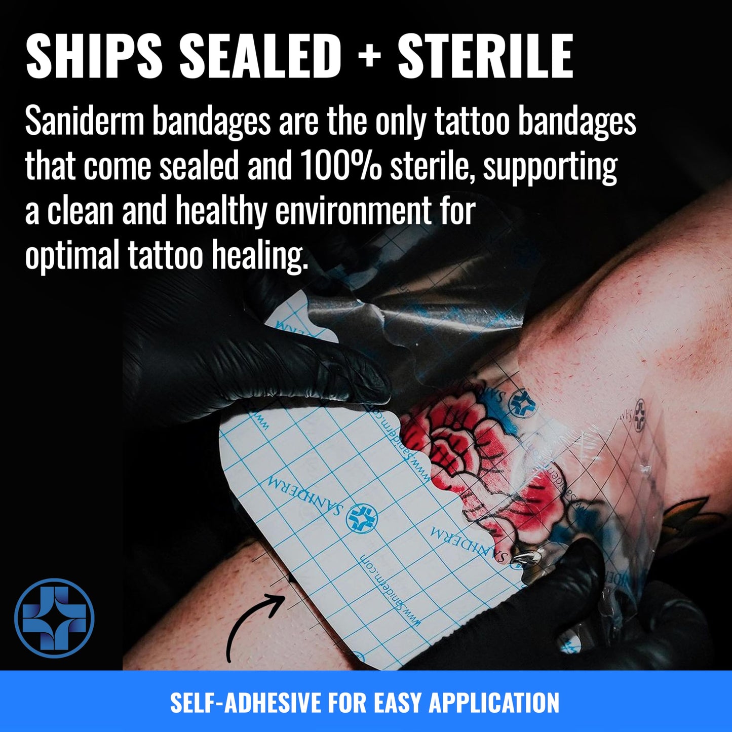 Saniderm Original Tattoo Aftercare Bandage (Personal Roll, 10.2 in x 2 yd) Beauty and Personal Care Saniderm