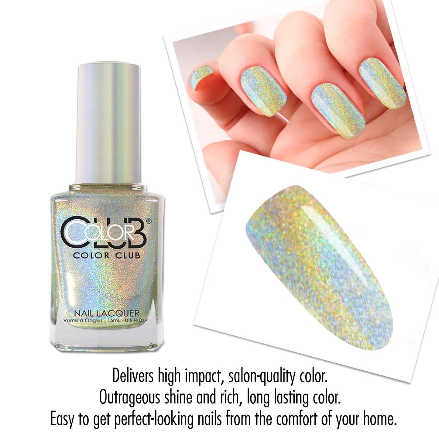 Color Club Kismet Color Club Halo Hues Nail Lacquer .5 Fl Ounce - 15 Ml, 0.5 fluid_ounces Beauty & Personal Care Color Club