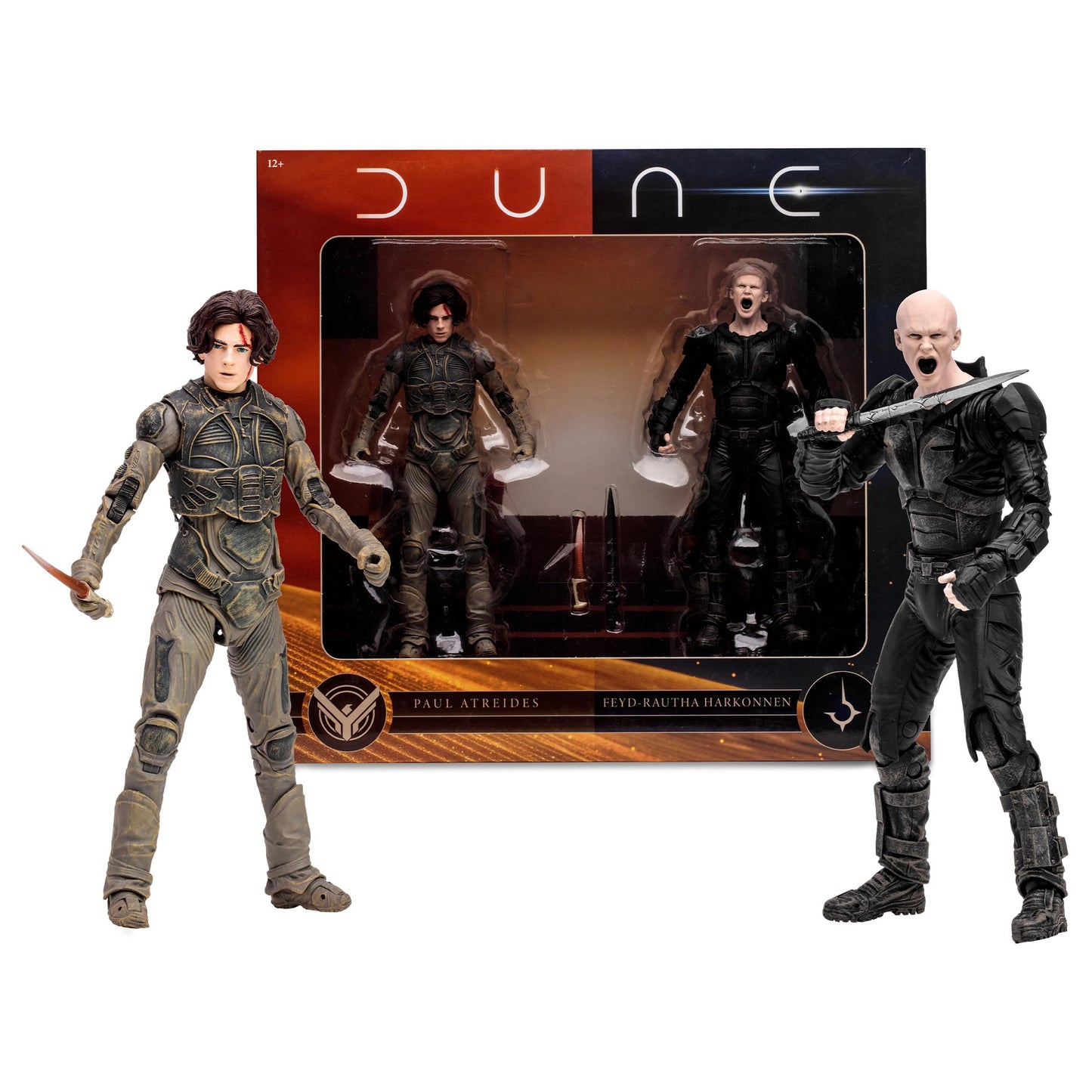 McFarlane Toys - Dune: Part Two Paul Atreides Feyd-Rautha Harkonnen 2pk