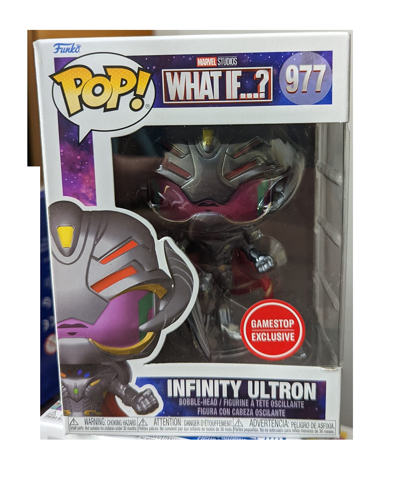 Funko Pop! What if Infinity Ultron with Javelin Weapon Exclusive 977 Bobblehead