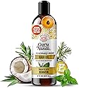 GuruNanda Rosemary Mint for Hair Growth with Keratin & Vitamin E Oil - Encourages Scalp, Shine & Hair Strengthening- 100% Natural, Cruelty-Free, 8oz