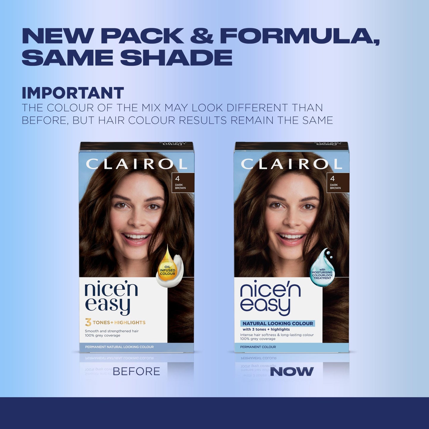 Clairol Nice n Easy Permanent Color - 5N Medium Neutral Brown Hair Color Women 1 Application