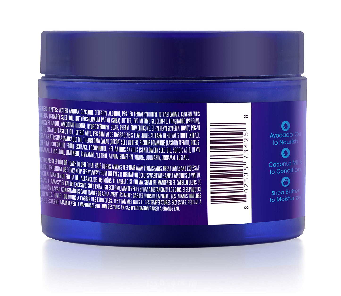 Afro Sheen Slick Back Cream Styler. Contains Shea Butter to smooth & holds. 6 Oz.