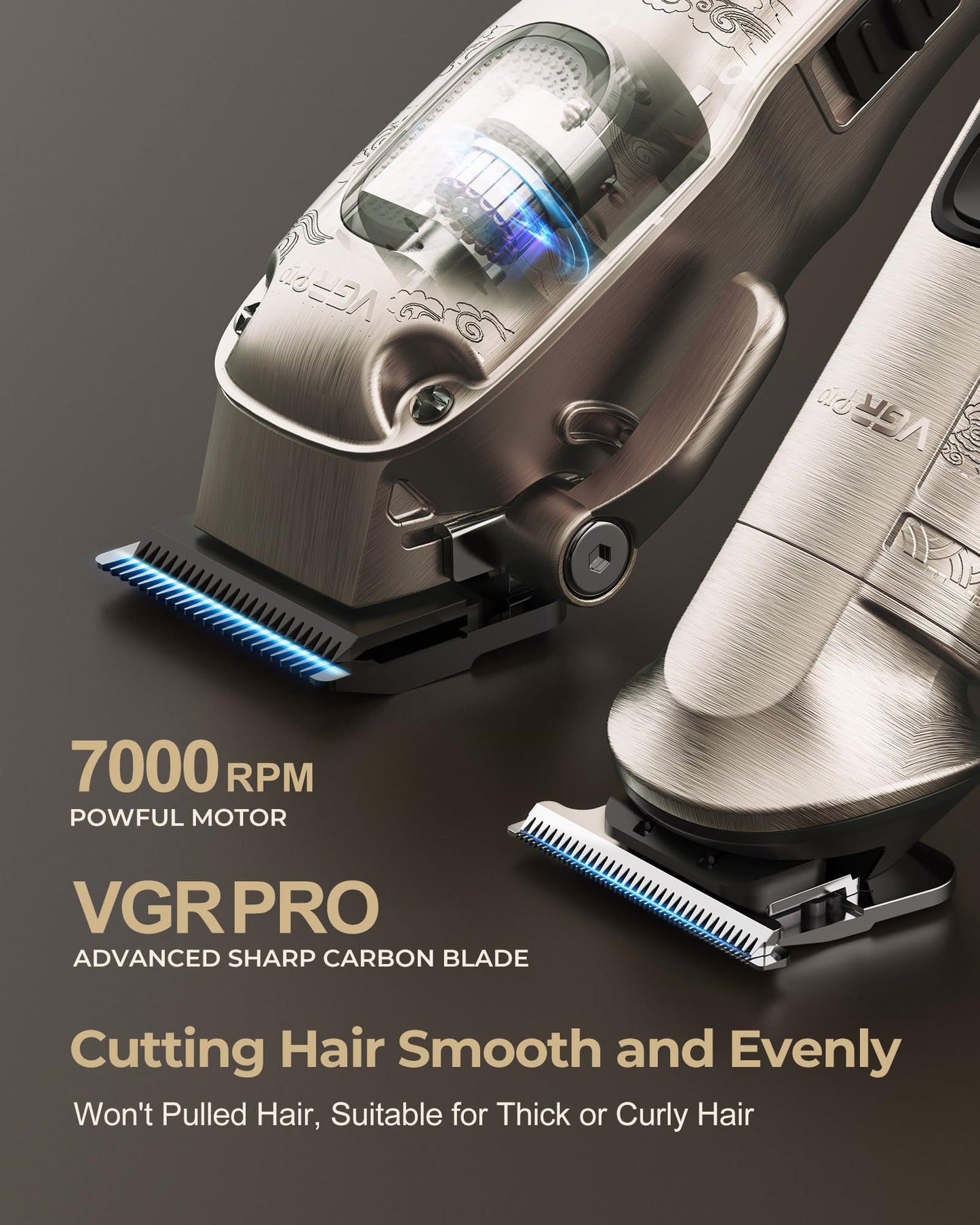 VGRPRO Hair Clippers for Men Professional, Cordless Hair Clippers for Hair Cutting, Mens Clippers and Trimmers Set, Electric Hair Trimmer for Men Beauty and Personal Care VGRPRO