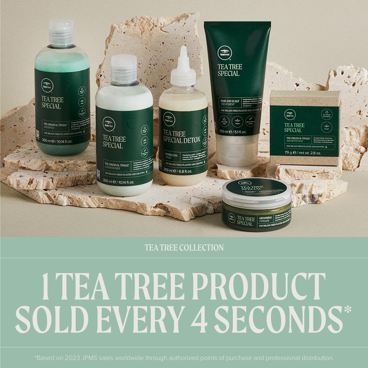 Tea Tree Styling Gel, Medium Hold, High-Shine Finish, For All Hair Types, 5.1 fl. oz.