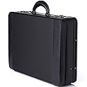 Alpine Swiss Mens Briefcase | Hard Side Business Case | Expandable Attache Case For Men | Dual Combination Locks | Padded Interior | Multi Organizer