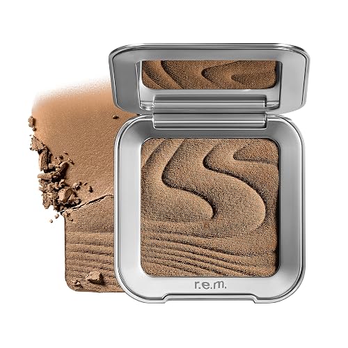 r.e.m. beauty by ariana grande | Hypernova Satin Matte Bronzer - Solar Storm | Silky Pressed Bronzing Powder for Natural-Looking Warmth, Breathable