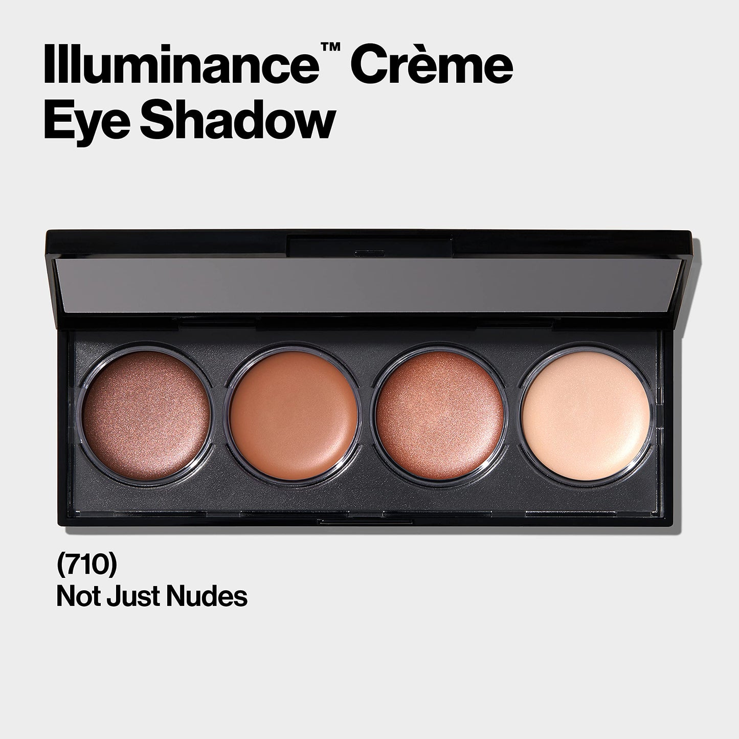 Revlon Crème Eyeshadow Palette, Illuminance Eye Makeup with Crease- Resistant Ingredients, Creamy Pigmented in Blendable Matte & Shimmer Finishes, 710