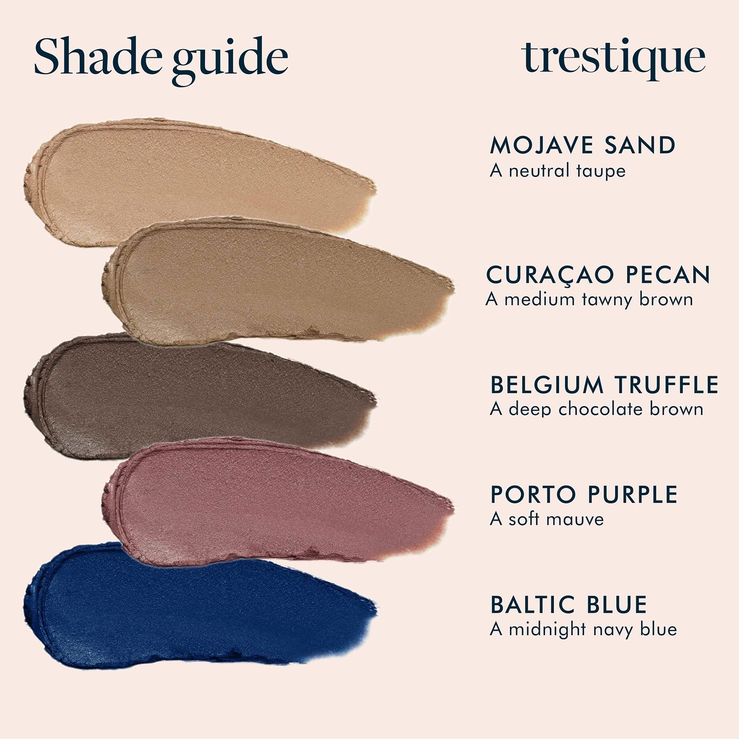 TRE'STIQUE Shadow Crayon, Refillable Eyeshadow Crayon With Built-In Blending Brush, Sustainable Shadow Makeup, Clean Beauty Eyeshadow