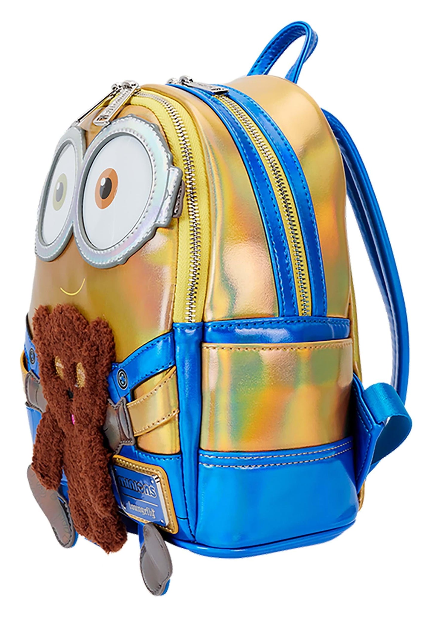 Bob Cosplay Mini Backpack with Iridescent Minions Design by Loungefly