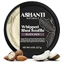 Ashanti Naturals Scented Whipped Shea Butter | African Body Butter for Men w/Coconut and Almond Oil (Blackjack Souffle, 8 oz)