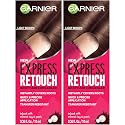 Garnier Hair Color Express retouch gray hair concealer With instant gray coverage, Brown, 0.68 Fl Oz