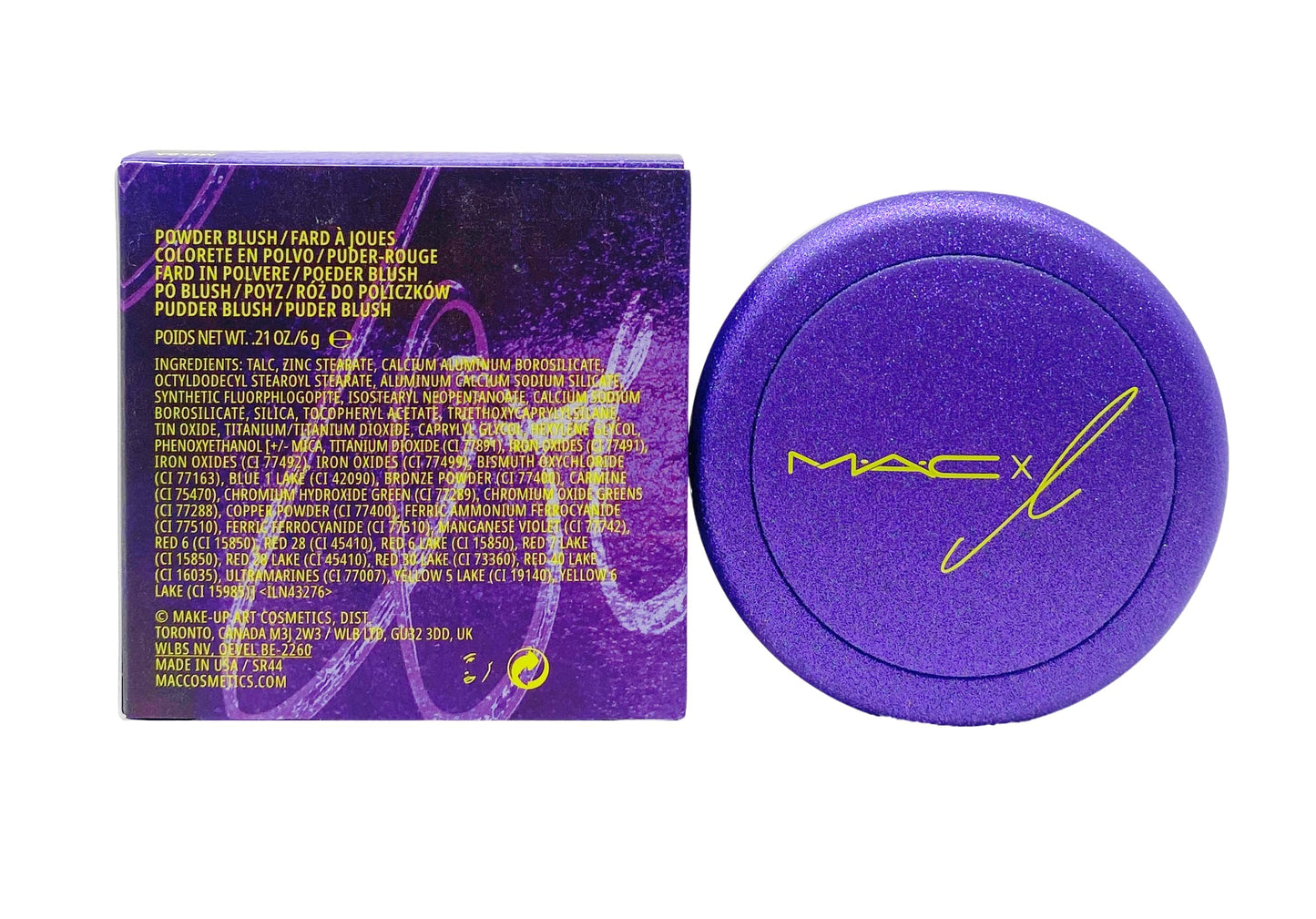 M.A.C Lisa Collection Powder Blush - Melba (.21 Oz/6g)
