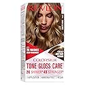 Revlon ColorSilk Tone + Gloss + Care Demi Permanent Hair Color, Dye Kit with Leave-In Scalp and Haircare Serum, 2x Shinier, 4x Stronger, 7 Dark