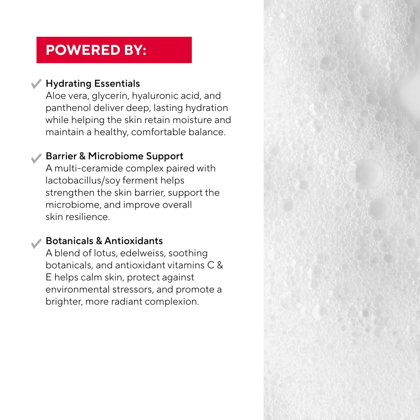 Mirabella Skinphony Pro Hydrating Face Cleanser with Hyaluronic Acid, Ceramides & Aloe Vera - Gentle Sulfate-Free Face Wash for Sensitive Skin_4.06 fl