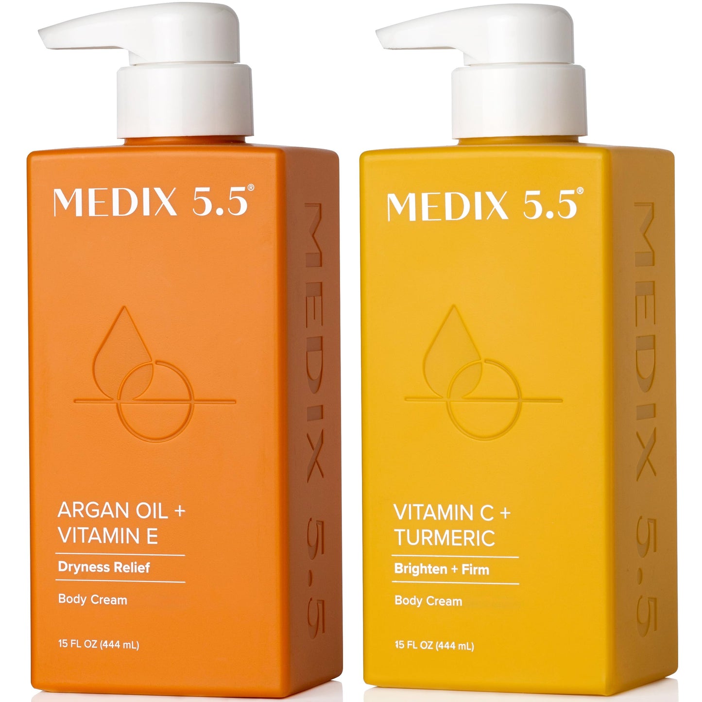 MEDIX Vitamin C Cream + Anti Aging Argan Oil Cream 2PC Skin Care Bundle | Moisturizer Body Cream & Face Lotion | Brightening Body Lotion For Women