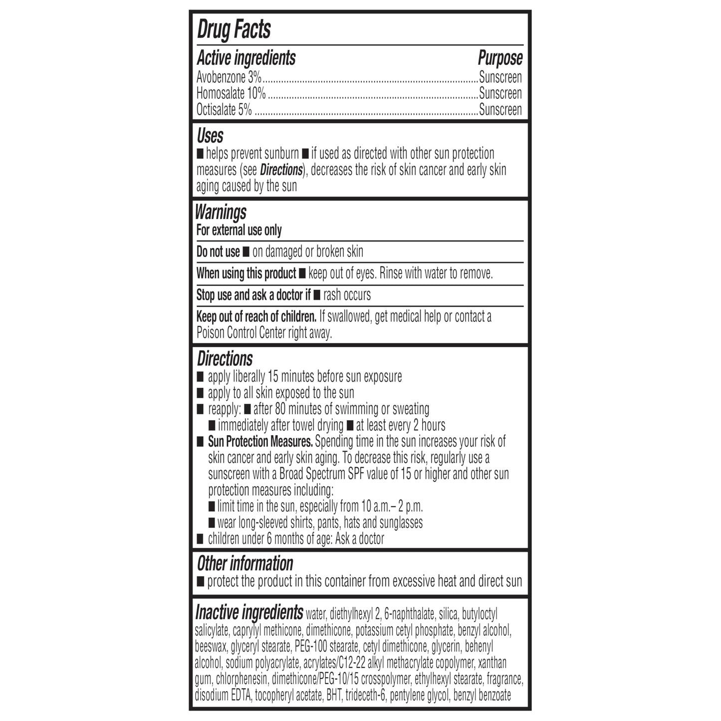 Amazon Basics Sheer Face Sunscreen SPF 30, UVA/UVB Protection, Water Resistant (80min), Formulated without Octinoxate & Oxybenzone, 3 fl oz (Pack