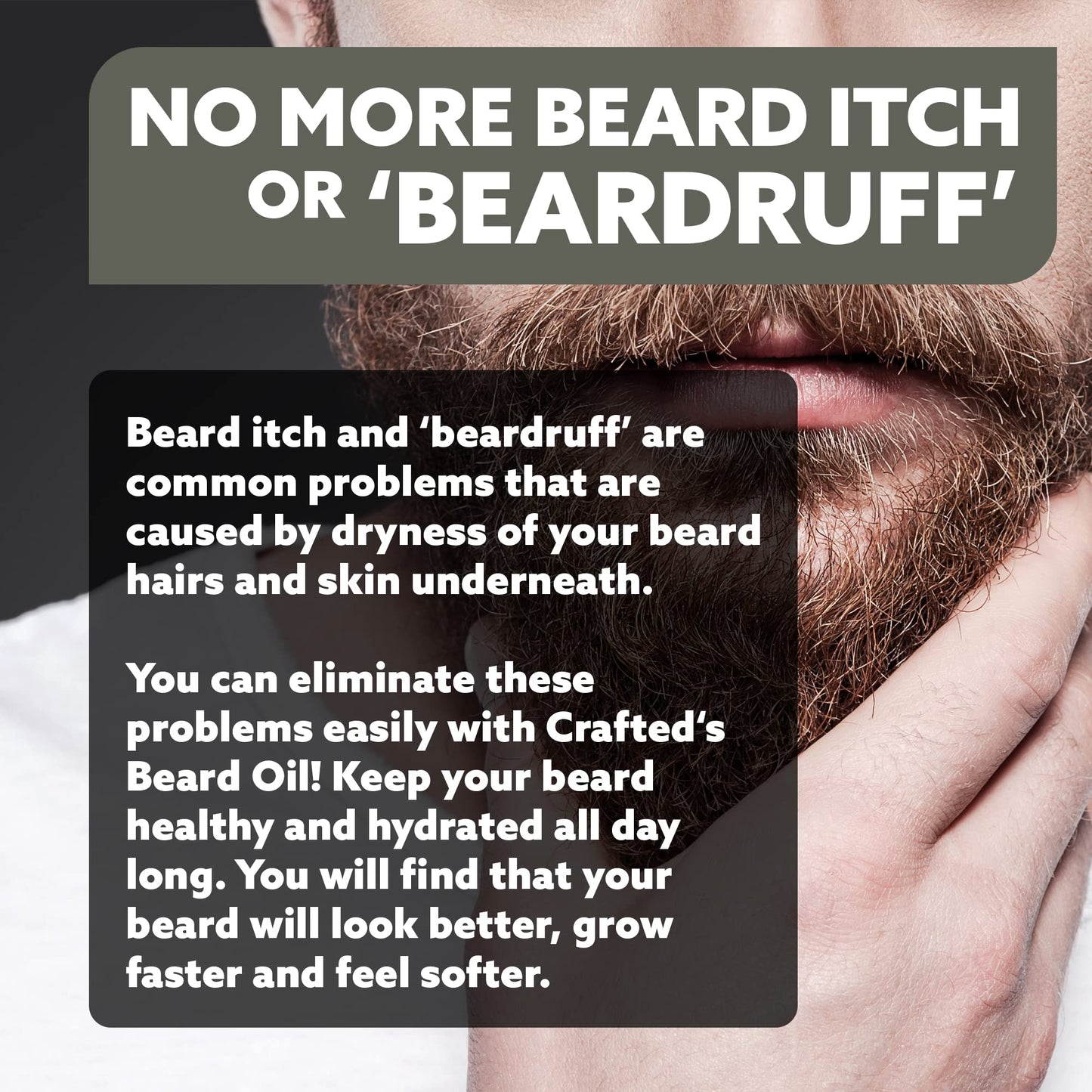 Crafted Beards Beard Oil Beard Oil Conditioner - Leave Your Beard Feeling Amazing - All Natural Ingredients - No Residue - Mustache Oil - 1oz - Made Beauty and Personal Care Crafted Beards