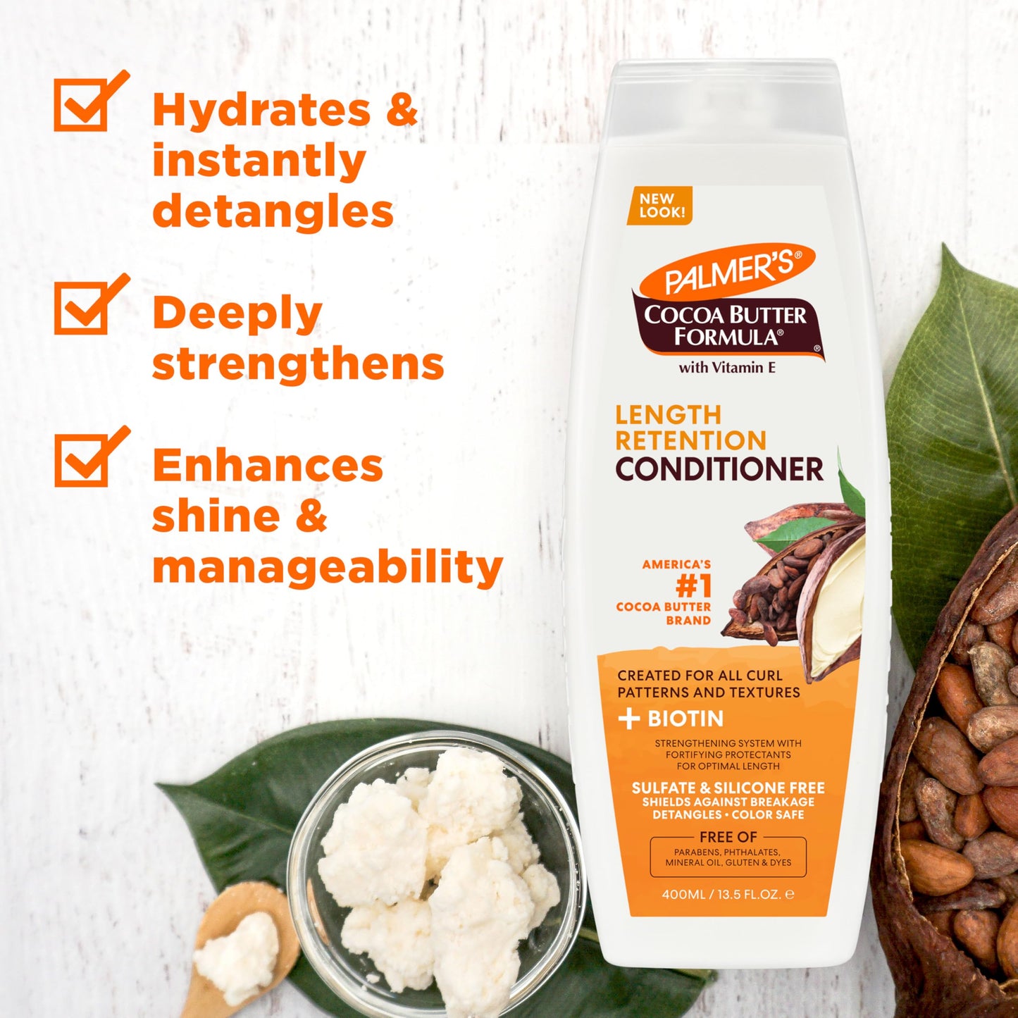 Palmer's Cocoa Butter Formula Length Retention Shampoo & Conditioner bundle (Pack of 2)