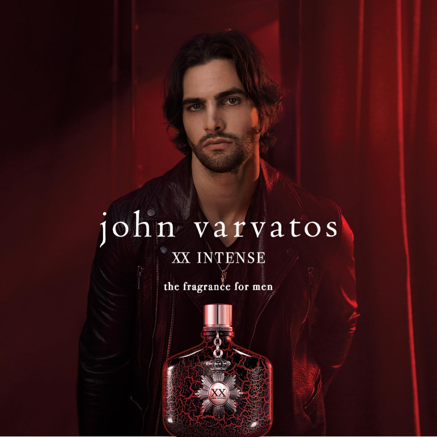 John Varvatos XX Intense Eau de Parfum Spray, Men’s Cologne, Woody Amber Scent with Notes of Red Ginger Flower Accord, Cedarwood & Tonka Bean, 4.2 fl.