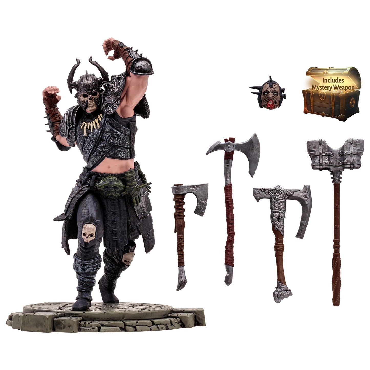 McFarlane Toys - Diablo IV Death Blow Barbarian (Common) 1:12 Scale Posed Figure