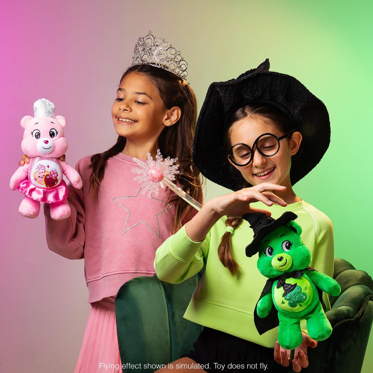 Care Bears x Wicked Fun Size Plush - Good Luck Bear as Elphaba