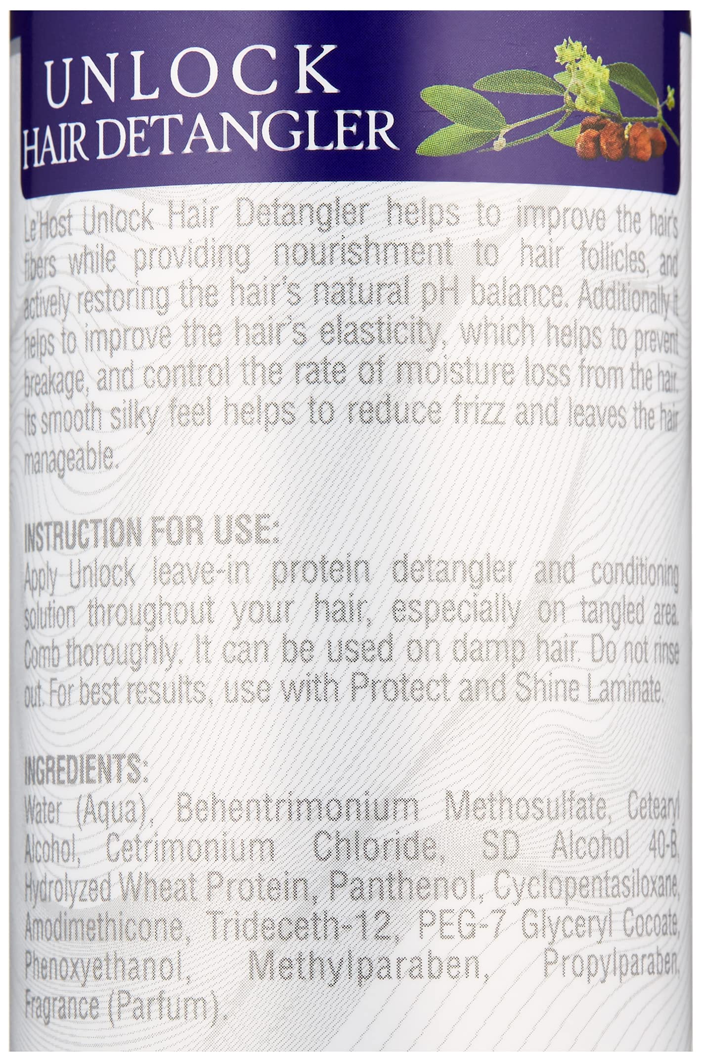 Unlock Hair Detangler (Leave-In Conditioner) Immediately stops hair breakage and promotes hair growth.