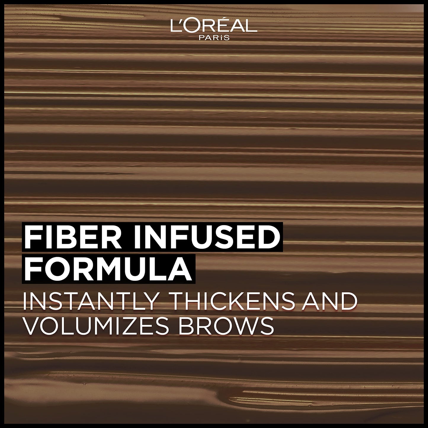 L'Oreal Paris Infallible Volumizing 24H Wear Brow Mascara, Long Lasting Eyebrow Makeup for 2X Fuller Eyebrows, 3.0 Soft Black, 0.13 Fl Oz