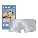 POPSUGAR Weighted Sleep Eye Mask, Light-Blocking and Silk Eye Mask for Adults and Women, Best for Sleeping and Travel, Comfortable Contoured Design