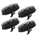Segbeauty Mens Shampoo Brush, 4pcs Scalp Massage Brushes, Massage Hair Brush Floriated Shower Comb for Deep Cleaning Hair Men's Hand Brush Plastic