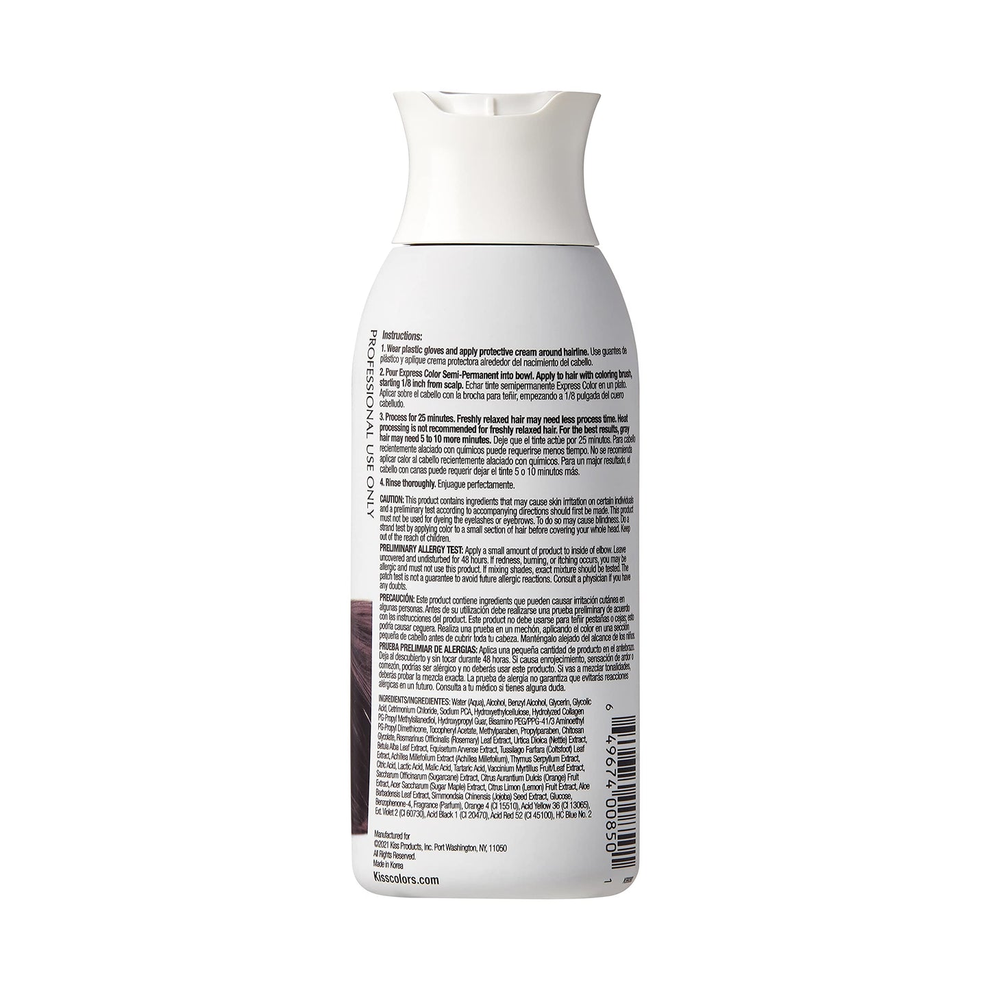 Kiss Express Color #K99 Semi- Permanent Jet Black 3.5 Ounce