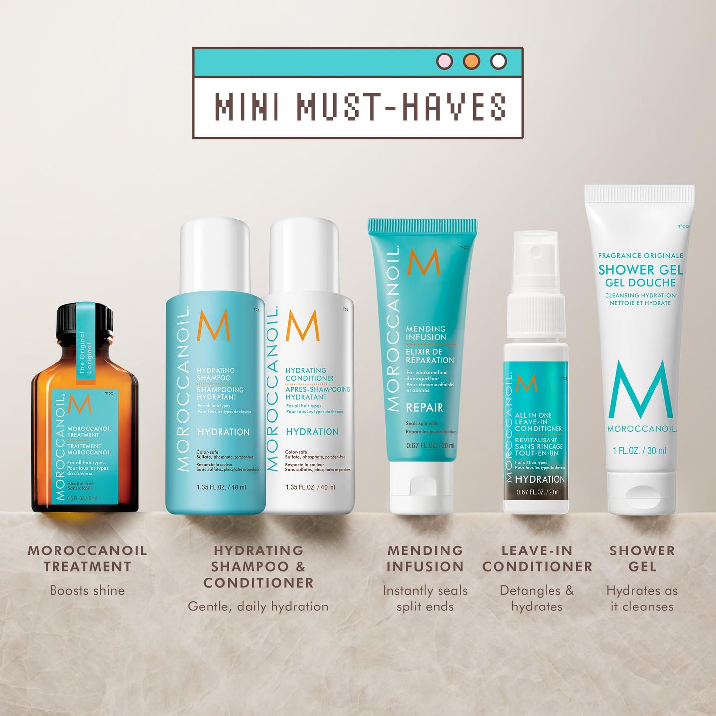 Moroccanoil Mini Must-Haves - Deluxe Sampler Set Beauty and Personal Care Moroccanoil