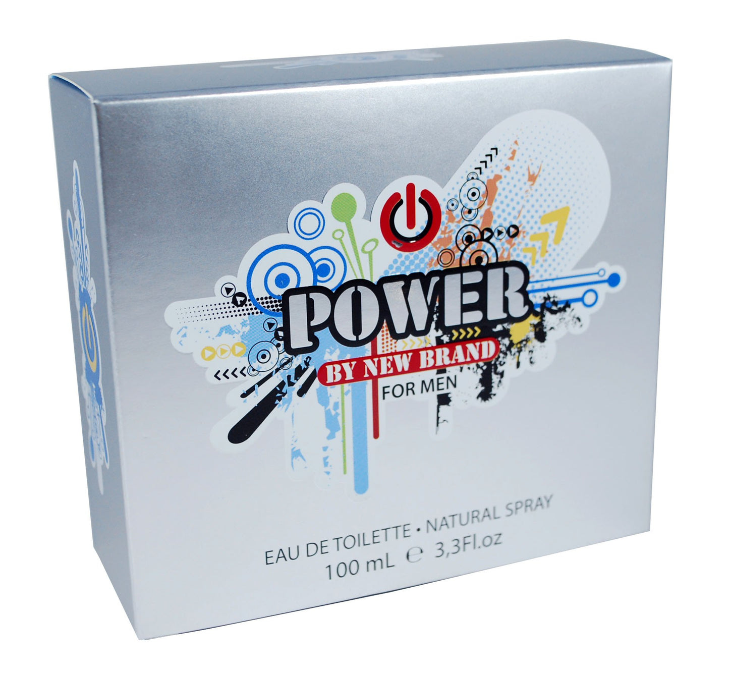 New Brand Power Men 3.4 Oz Eau De Toilette Men Perfume Beauty & Personal Care New Brand