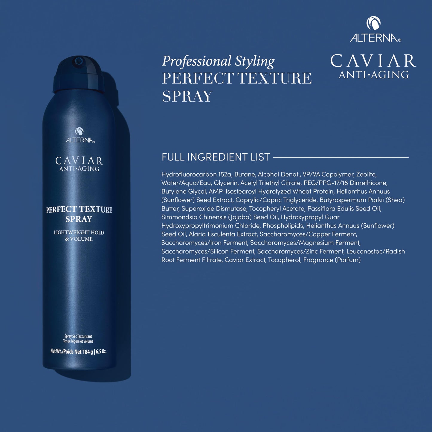 Alterna Caviar Professional Styling Perfect Texture Spray, 6.5 Ounce (Pack of 1)