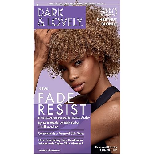 Dark and Lovely Fade Resistant Rich Conditioning Color, No. 380, Chestnut Blonde 1 ea