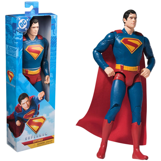 DC Comics, Superman 12-inch Superhero Action Figure, Kids Toys for Boys and Girls Pretend Play, for Ages 4 and Up