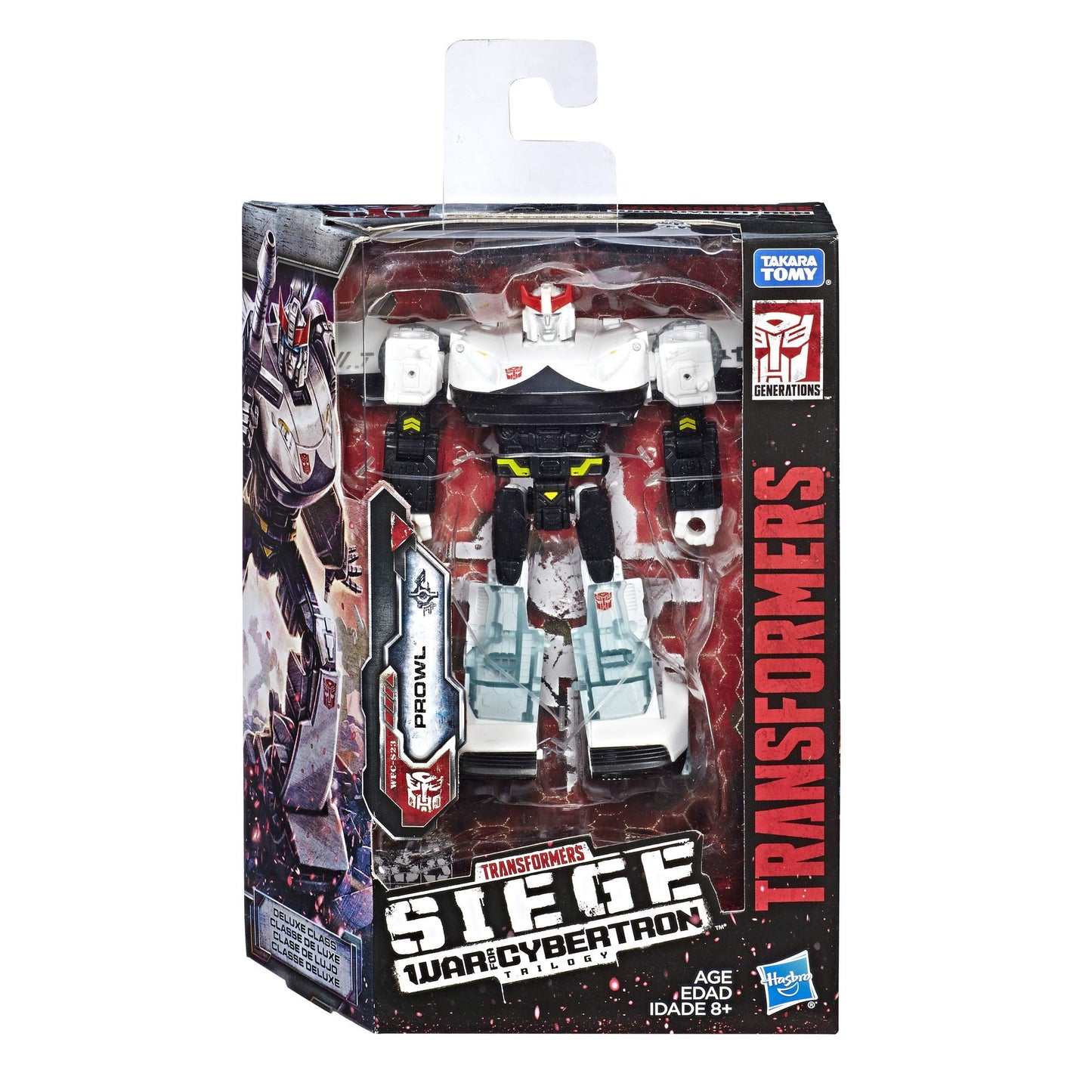 Transformers Toys Generations War for Cybertron Deluxe Wfc-S23 Prowl Action Figure - Siege Chapter - Adults & Kids Ages 8 & Up, 5