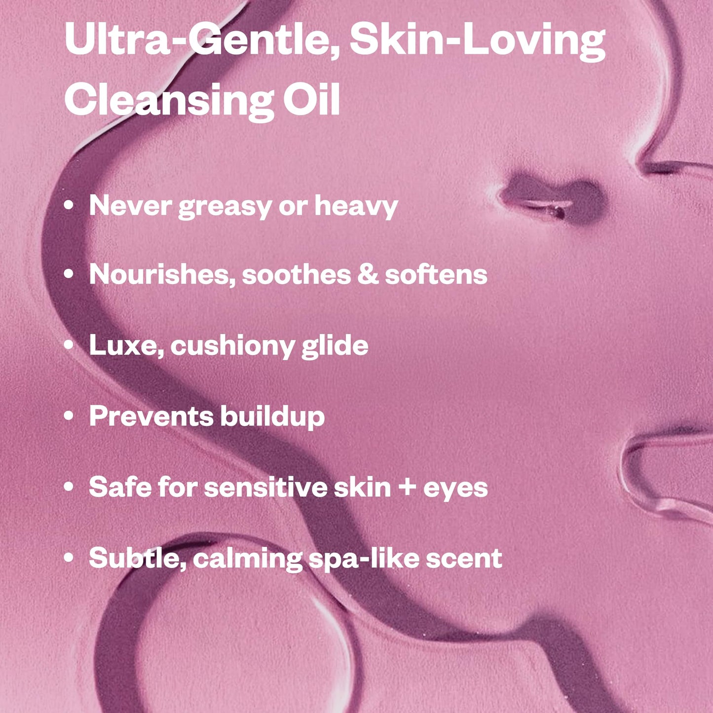 Kosas Plump + Juicy Cushiony Calm Botanical Cleansing Oil - Hydrating Makeup Remover for Sensitive Skin, Non-Greasy Oil Cleanser with Ceramides